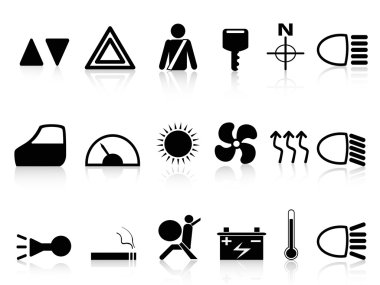 Araba Pano Icons set