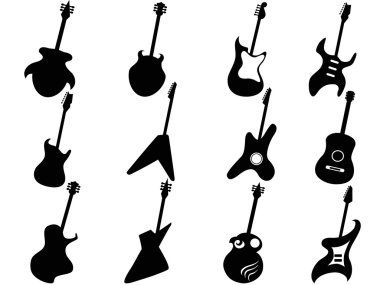 gitar silhouettes
