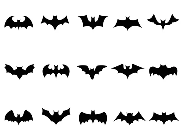 Bat icons — Stock Vector