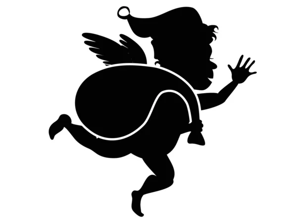 Cupido de Santa — Vetor de Stock