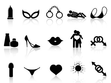 siyah sex Icons set
