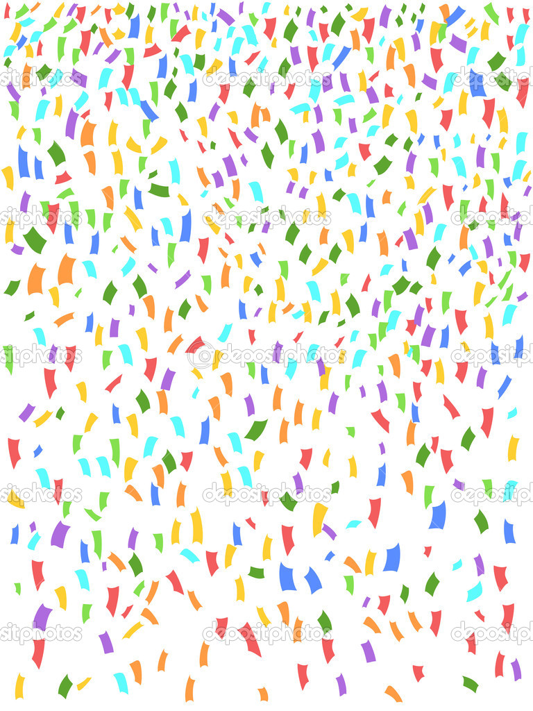 Confetti seamless background — Stock Vector © huhulin #40654437