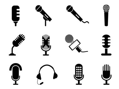 mikrofon Icons set