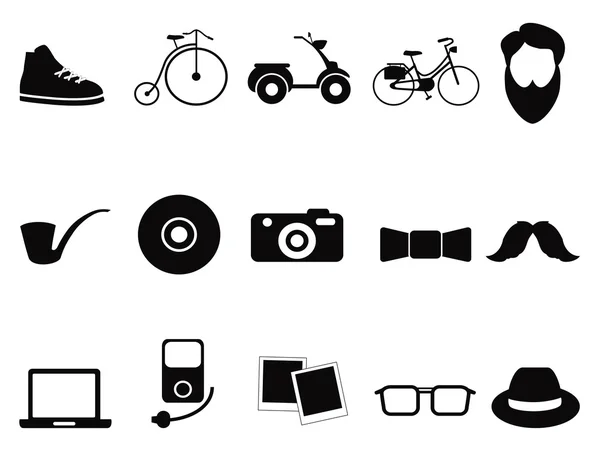 Conjunto de iconos Hipster — Archivo Imágenes Vectoriales