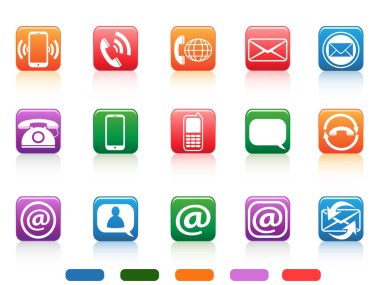 Ağ Icons set