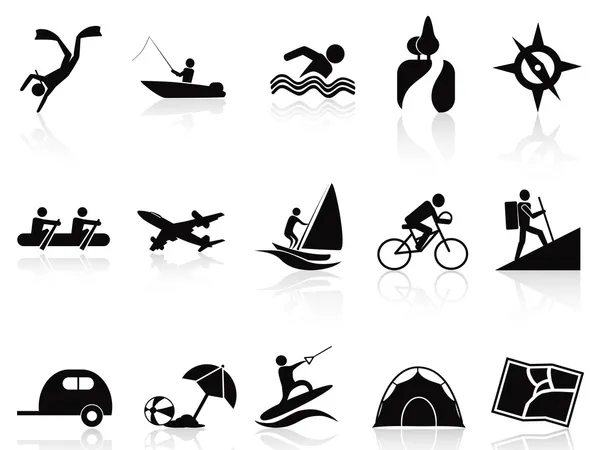 Tourism icons — Stock Vector