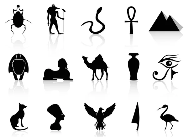 Egyptische pictogrammenset — Stockvector