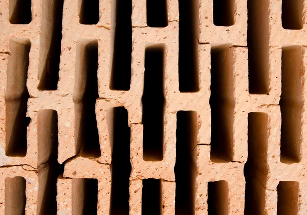 Hollow brick texture — Stock Photo, Image