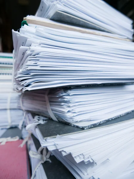 Stack of archive files — Stock Photo, Image