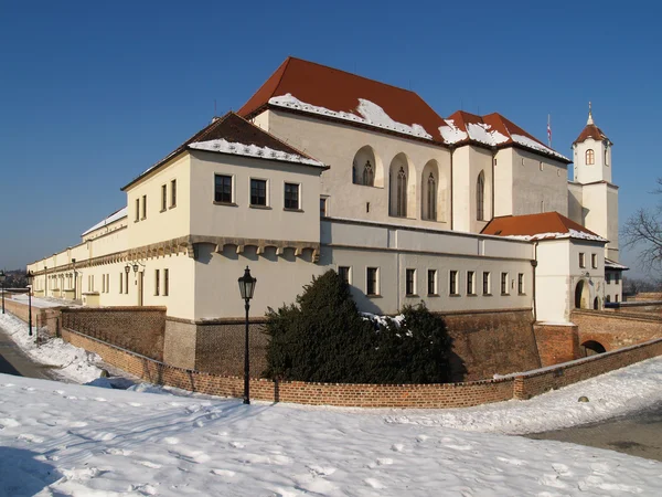 Slottet Špilberk i brno Royaltyfria Stockbilder