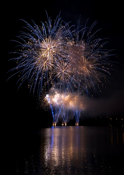 Mostra fuochi d'artificio — Foto Stock