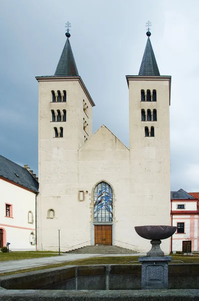 Igreja Românica de Nanebevzeti Panny Marie — Fotografia de Stock