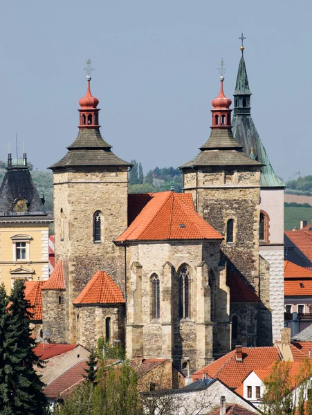 Gothic church of St. Stephen — Stock Photo, Image