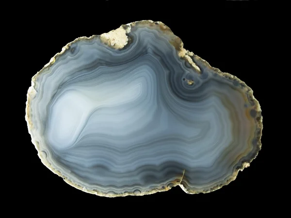 Polierte natürliche Achat-Geode — Stockfoto