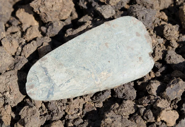 Oryginalny neolitu kamienny topór — Zdjęcie stockowe