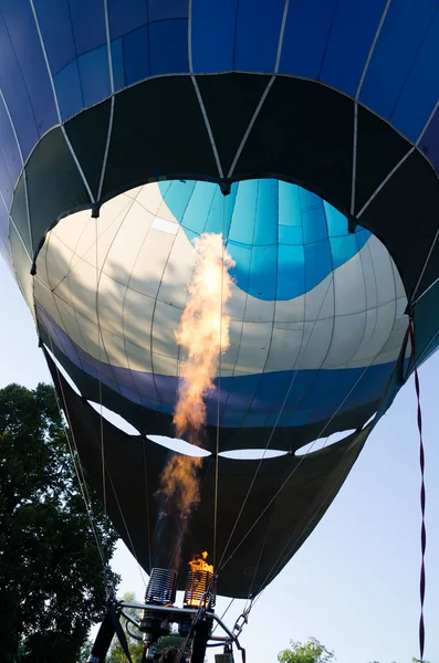 Luftballong start — Stockfoto