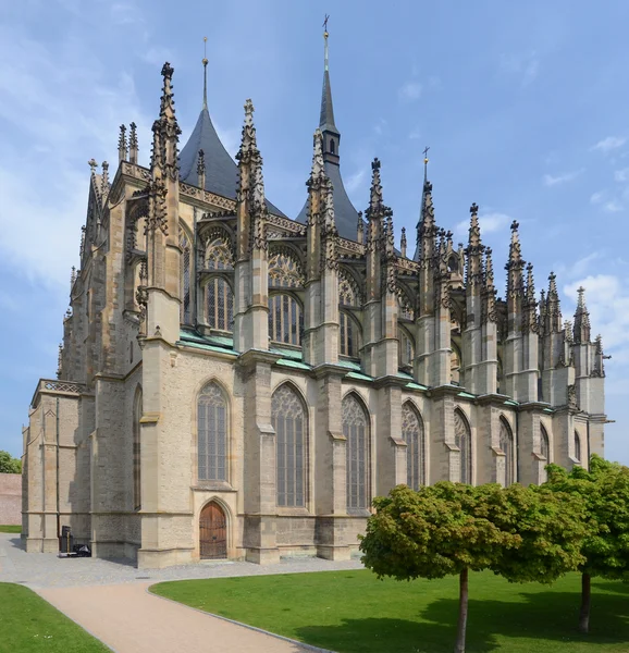 St. Barbora cathedral in Kutna Hora, Czech republic — Stock Photo, Image