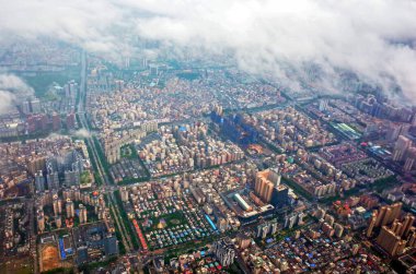 Kuş manzaralı şehir shenzhen                                                               