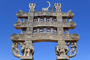 Sanat dekorasyonlu Hindistan mimarisi