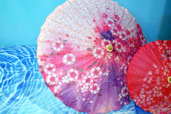 Japan Style Umbrella Deocration — Stockfoto