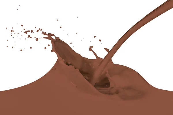 Splashing milk — Stock Photo, Image