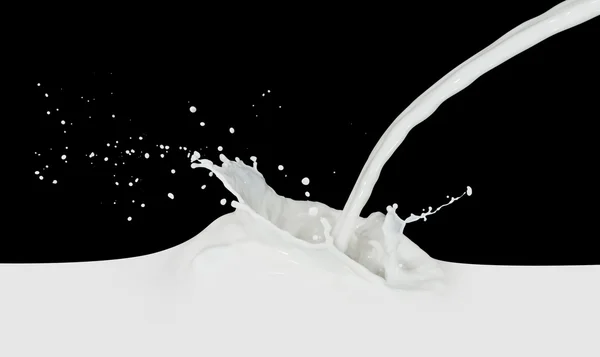 Milk splash — Stock Photo, Image