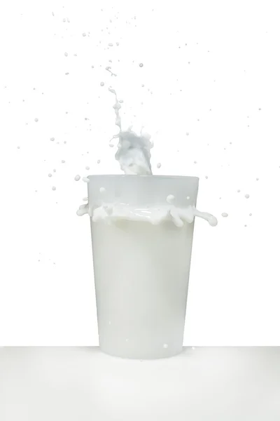 Milk splash — Stock Photo, Image