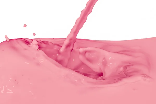 Splashing milk — Stock Photo, Image