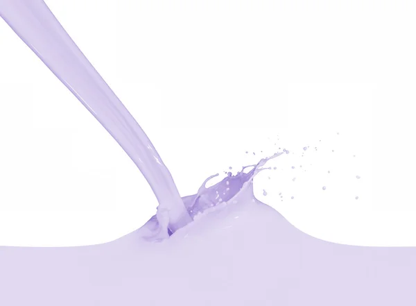 Splashing milk — Stock Photo, Image