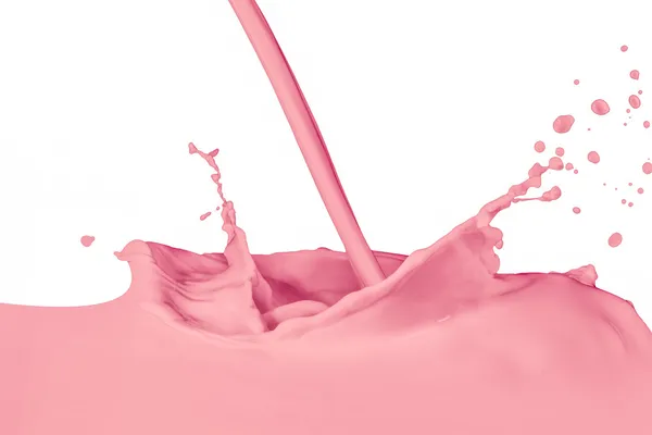 Splashing milk — Stock Photo, Image