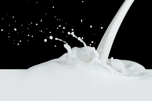 Milk splash — Stock Photo, Image