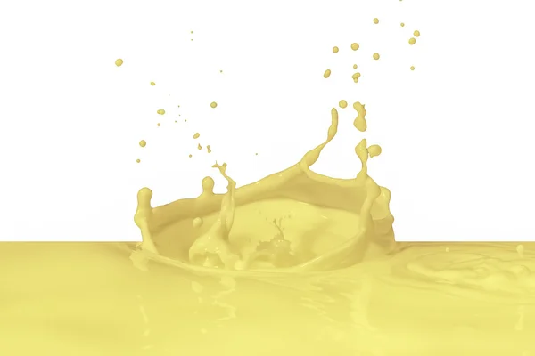 Splashing milk — Stock Photo, Image