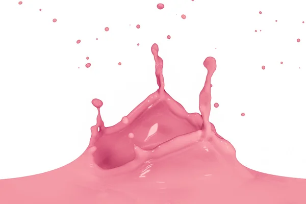 Splashing milk — Stock Photo, Image