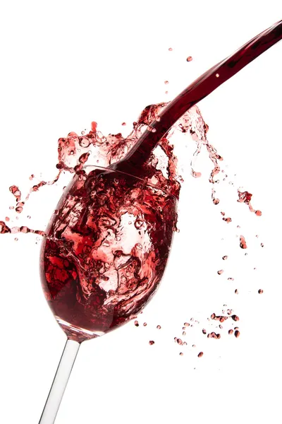 Nalanie czerwonego wina — Zdjęcie stockowe