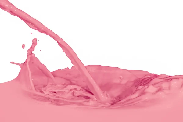 Splashing milk — Stock Photo, Image