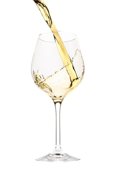 White wine splash — Stock Photo, Image