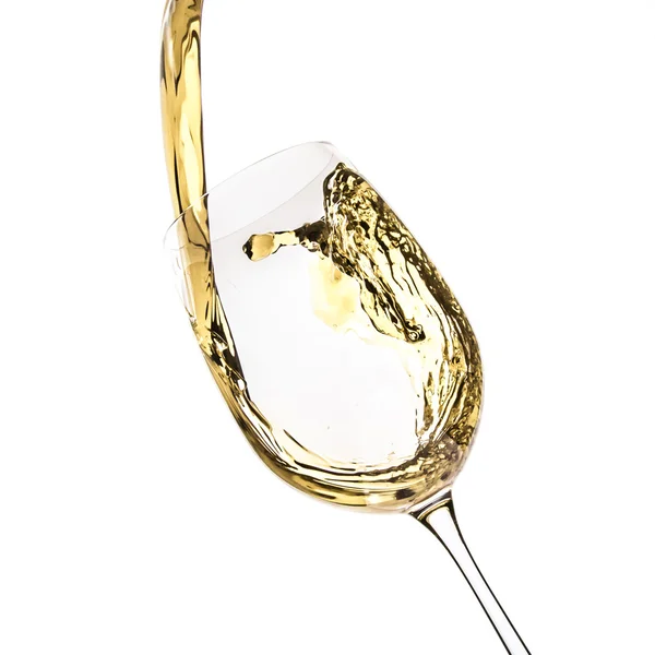 White wine splash — Stock Photo, Image