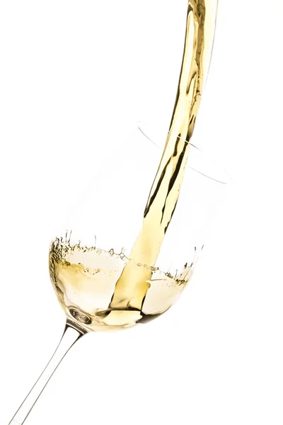 White wine splash — Stock Photo, Image