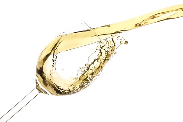 White wine splash — Stock Photo, Image