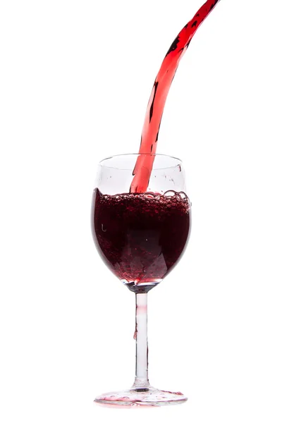 Rotwein einschenken — Stockfoto