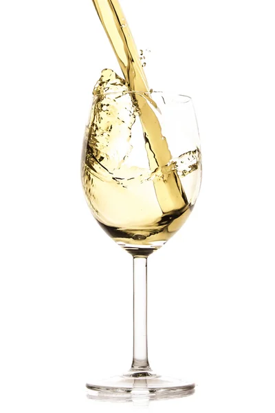 White wine splash — Stock Photo, Image