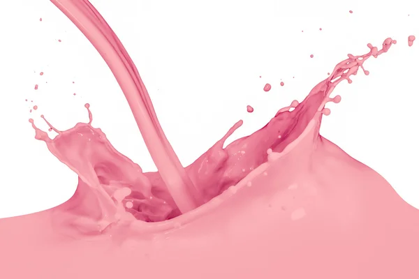 Splashing milk — Stock Photo, Image