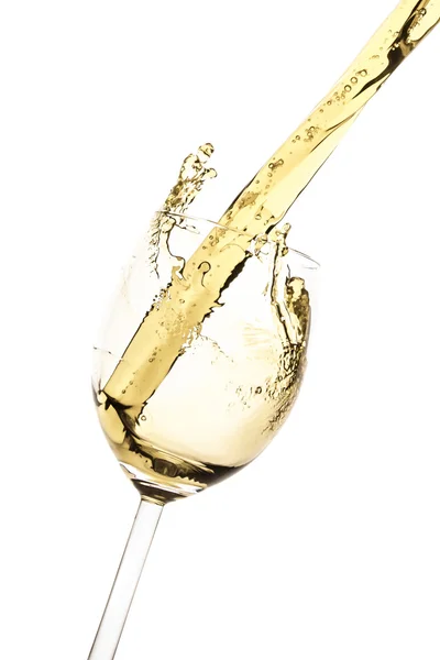 White wine splash — Stock Photo, Image