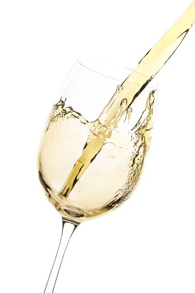 Weißweinspritzer — Stockfoto