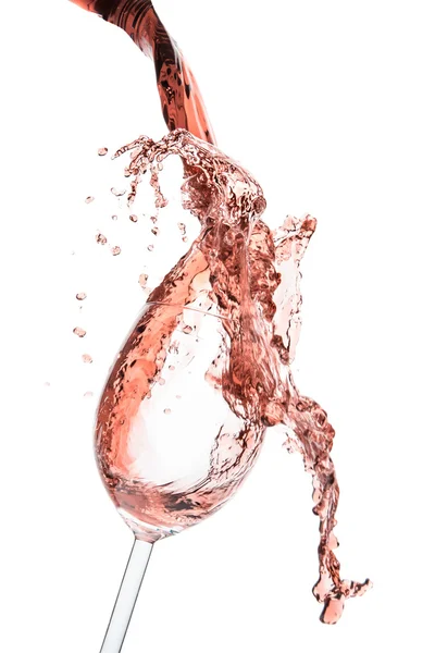 Růžové víno — Stock fotografie