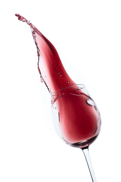 Red wine splash — Stock Photo, Image