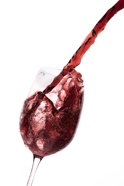 Verser du vin rouge — Photo