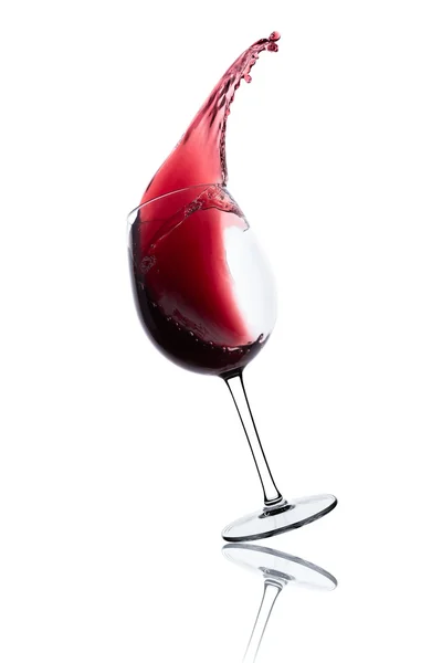 Red wine splash — Stock Photo, Image