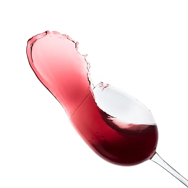 Red wine splash — Stock Photo, Image