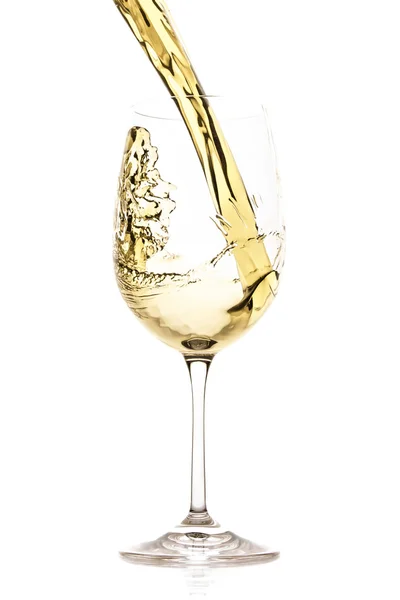 White wine splash — Stock Photo, Image